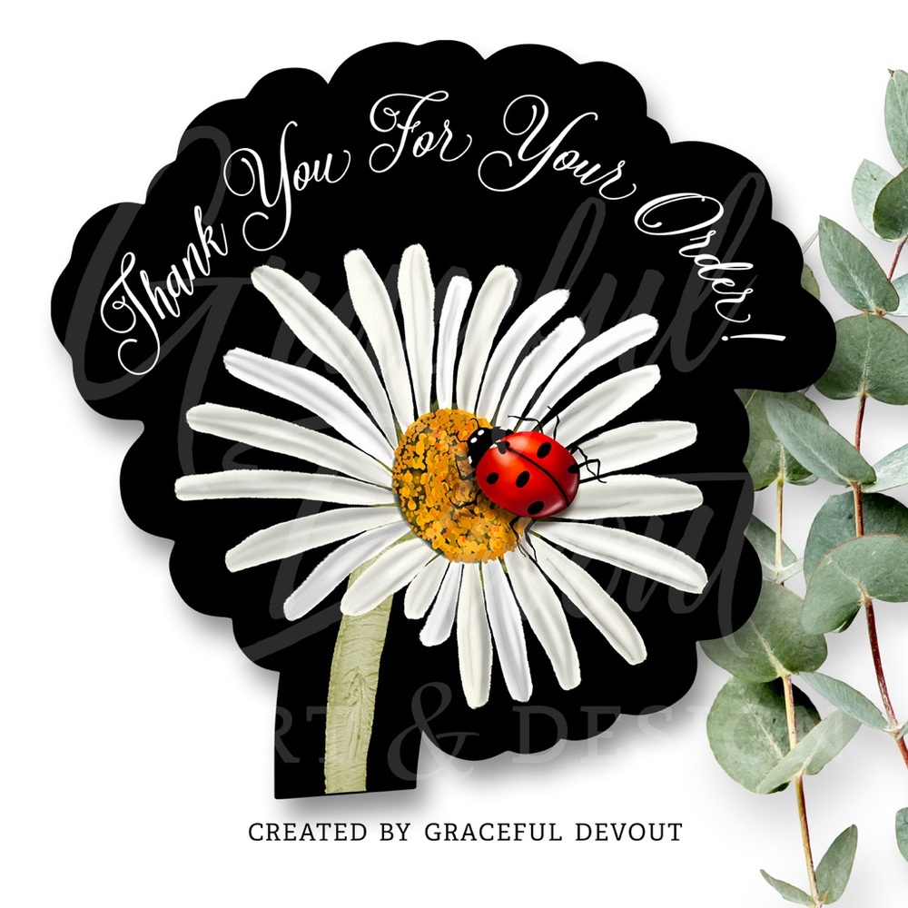 Thank You For Your Order! 2" (inches) Stickers